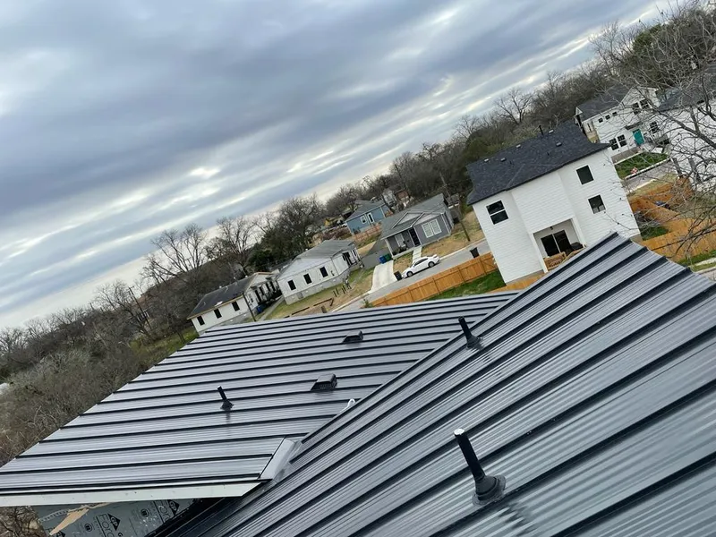 Standing seam metal roof panels with vents for Skylight Repair in Leonardtown